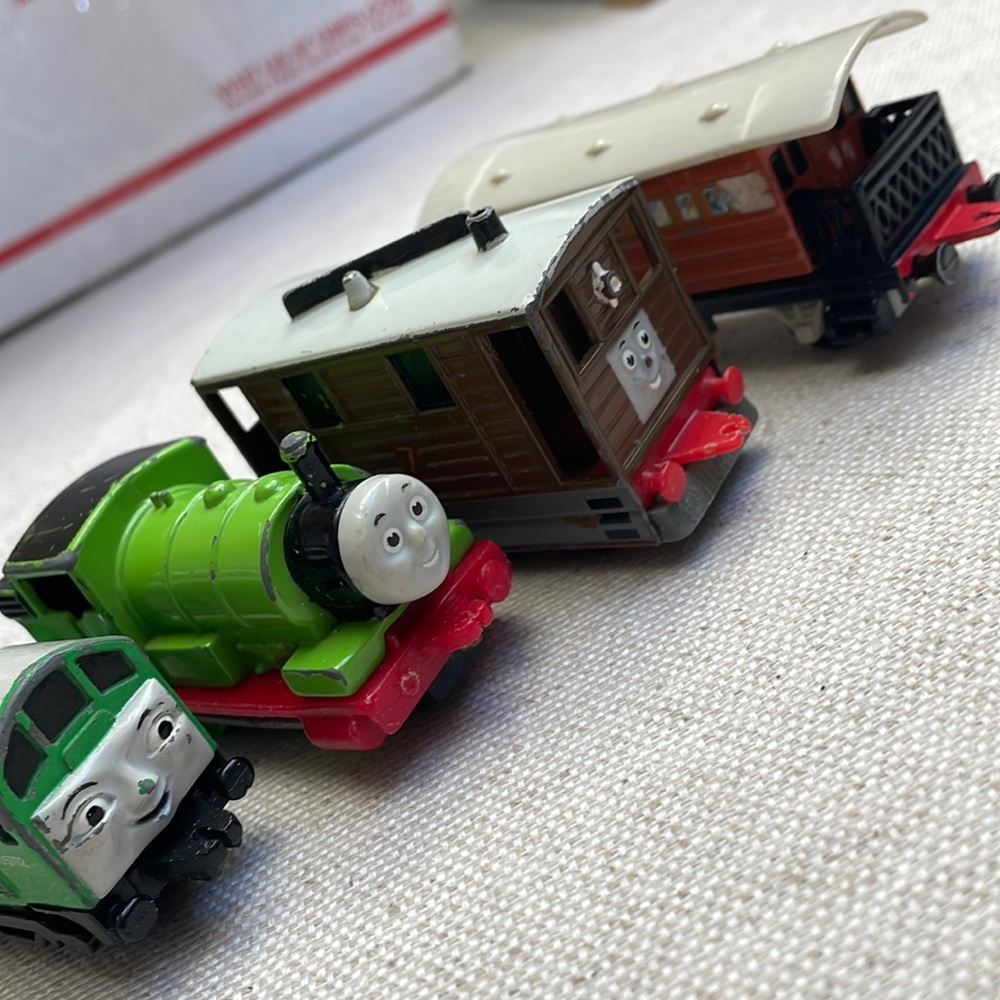 Vintage die cast Thomas and Friends trains